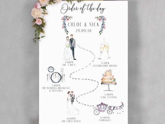 زمان‌بندی مراسم عروسی